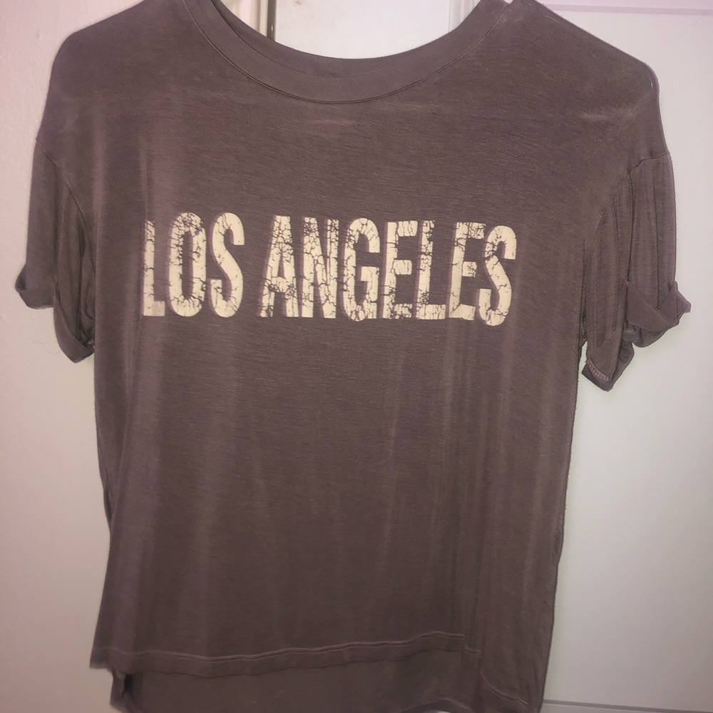 Los Angeles crop top
